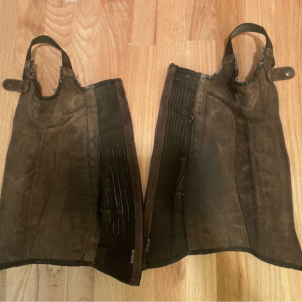 Dublin Brown Riding Half Chaps - Picture 2 of 4